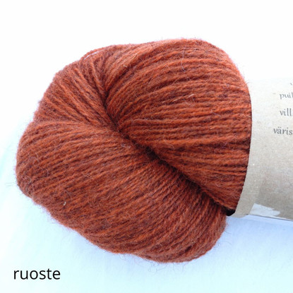 Sampo wool sock yarn, dyed