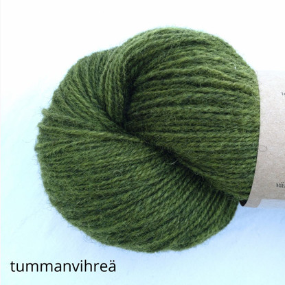 Sampo wool sock yarn, dyed