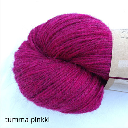 Sampo wool sock yarn, dyed