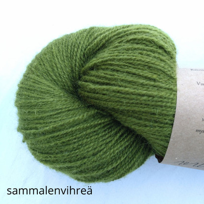 Sampo wool sock yarn, dyed