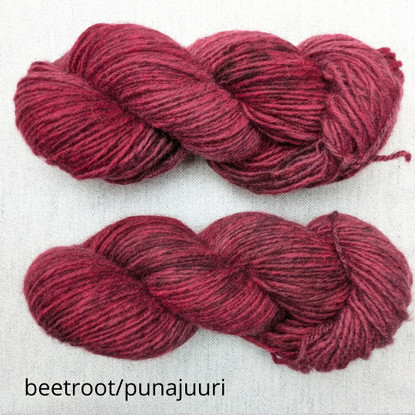 Onneli fluffy lamb´s wool yarn, hand dyed