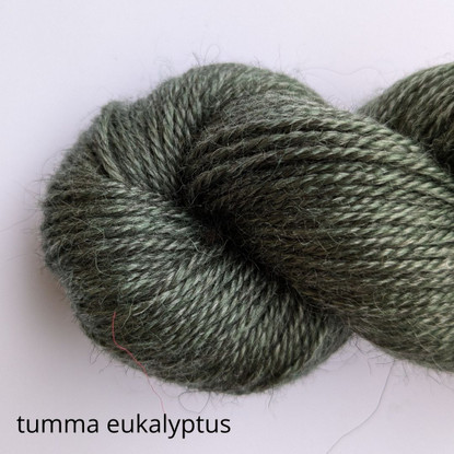 Pentti worsted yarn, dyed, different colors