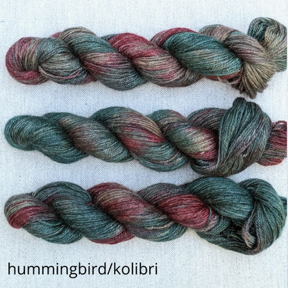 Pentti worsted yarn, hand dyed
