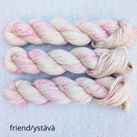 Pentti worsted yarn, hand dyed