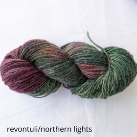 Tarmo wool sock yarn, 85g, hand dyed