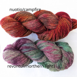 Sampo villasukkalanka, 95g, käsin värjätty