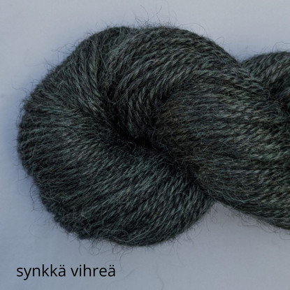 Pentti worsted yarn, dyed, different colors