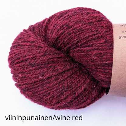 Merino Elsa wool yarn, colored