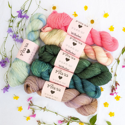 Wilhelmi  worsted yarn, Aara ❤️ Vuonue