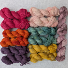 Elvi alpaca yarn, 90 g, hand dyed