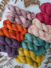 Elvi alpaca yarn, 90 g, hand dyed