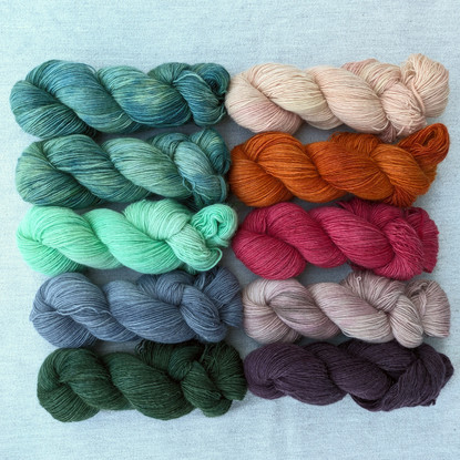 Elvi alpaca yarn hand dyed