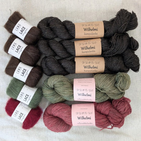 Yarn package for Poppy Bloom pullover