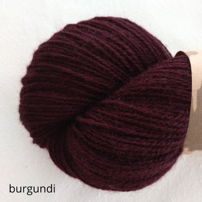 Sampo wool sock yarn, dyed