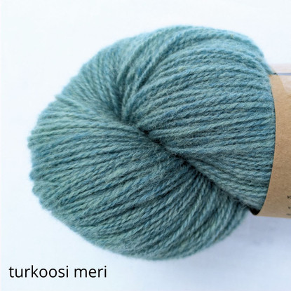 Sampo wool sock yarn, dyed