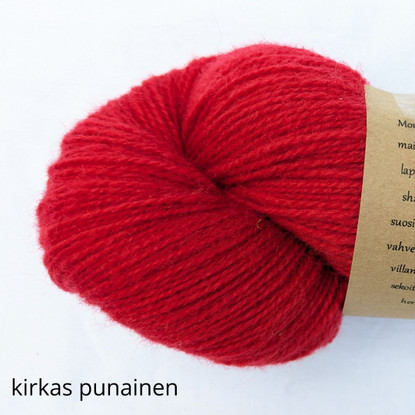 Sampo wool sock yarn, dyed