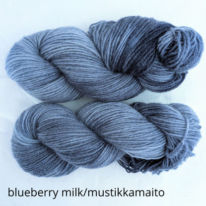 Tarmo wool sock yarn, hand dyed