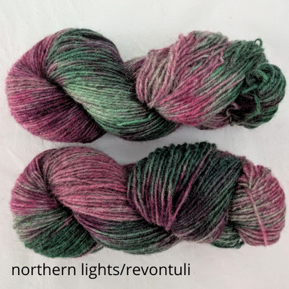 Tarmo wool sock yarn, hand dyed