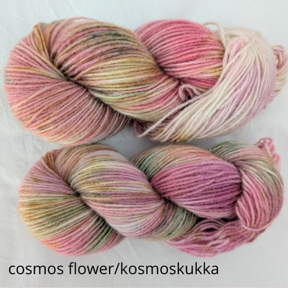Tarmo wool sock yarn, hand dyed