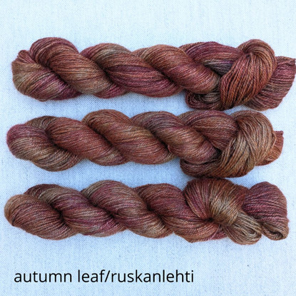 Pentti worsted yarn, hand dyed