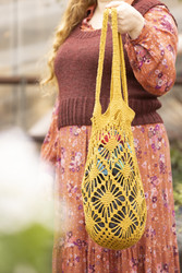 crocheting packet (pattern in Finnish)