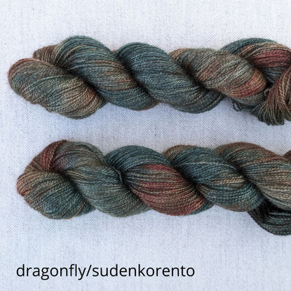 Wilhelmi  worsted yarn, hand dyed