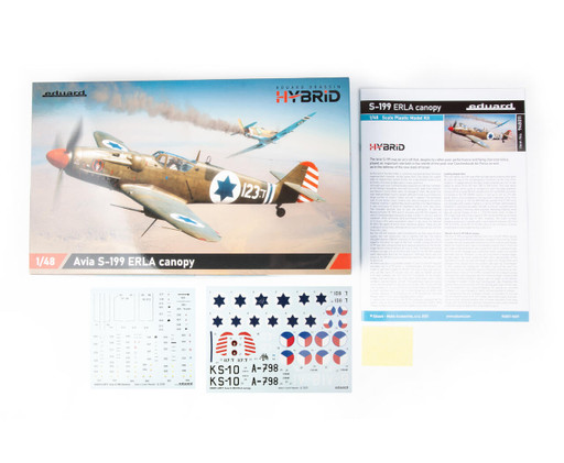 Eduard 1/48 Avia S-199 Erla Canopy (Hybrid)