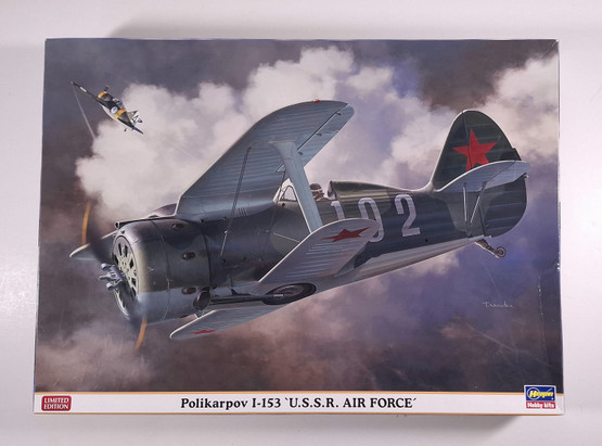 KÄYTETTY Hasegawa 1/48 Polikarpov I-153 U.S.S.R. Air Force'