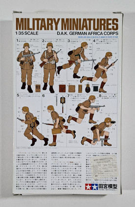 KÄYTETTY Tamiya 1/35 D.A.K German Africa Corps