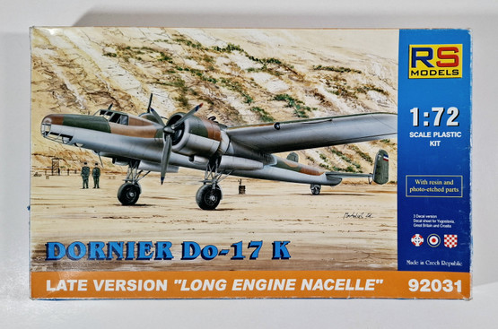 KÄYTETTY RS Models 1/72 Dornier Do-17 K Late Version 