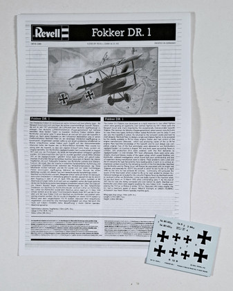 KÄYTETTY Revell 1/72 Fokker Dr.I Triplane