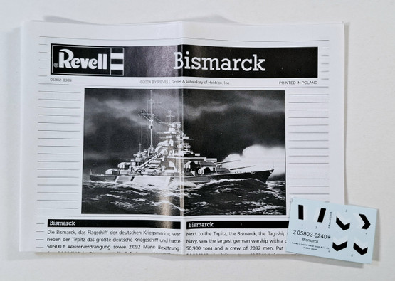 KÄYTETTY Revell 1/1200 Bismarck