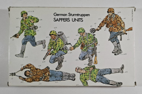 KÄYTETTY Esci 1/35 German Sturmtruppen Sappers Unit