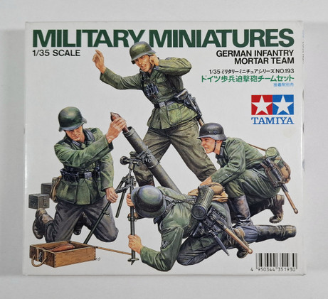 KÄYTETTY Tamiya 1/35 German Infantry Mortar Team