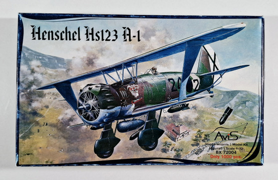 KÄYTETTY Avis 1/72 Henschel Hs123 A-1