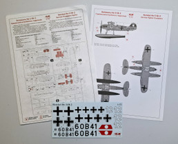 KÄYTETTY ICM 1/72 Heinkel He 51B-2 German Fighter Floatplane