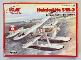KÄYTETTY ICM 1/72 Heinkel He 51B-2 German Fighter Floatplane