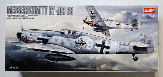 Academy 1/72 Messerschmitt Bf-109 G6 – Harrasteässä