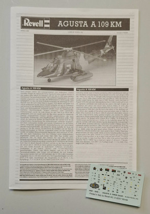 KÄYTETTY Revell 1/72 Agusta A-109 KM (Military)