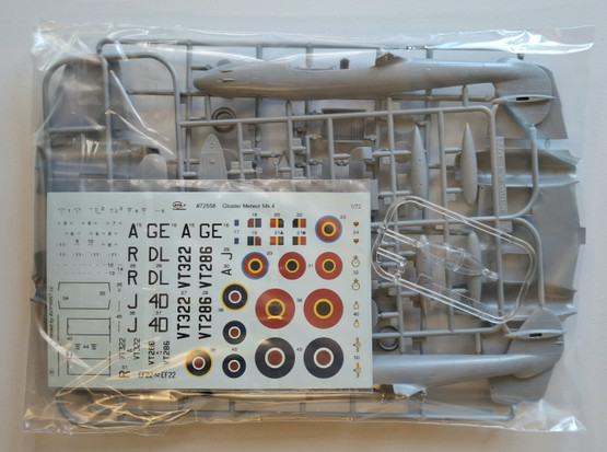 KÄYTETTY MPM 1/72 Gloster Meteor Mk.4