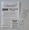 KÄYTETTY KP 1/72 Mikojan-Gurjevič MiG-19PM 