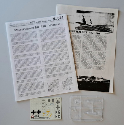 KÄYTETTY Italeri 1/72 Me 410 Hornisse