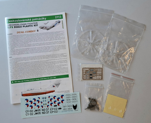 KÄYTETTY Eduard 1/72 Československé Patnáctky (MiG-15 In The Czechoslovak Service) ( Limited Edition Dual Combo)