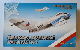 KÄYTETTY Eduard 1/72 Československé Patnáctky (MiG-15 In The Czechoslovak Service) ( Limited Edition Dual Combo)