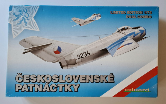 KÄYTETTY Eduard 1/72 Československé Patnáctky (MiG-15 In The Czechoslovak Service) ( Limited Edition Dual Combo)
