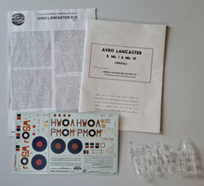 KÄYTETTY Airfix 1/72 Avro Lancaster B.I + lisäosia