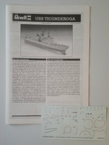 KÄYTETTY Revell 1/700 USS Ticonderoga