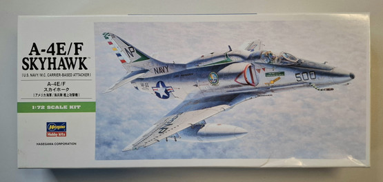 KÄYTETTY Hasegawa 1/72 A-4E/F Skyhawk (U.S. Navy/M.C. Carrier-Based Attacker)