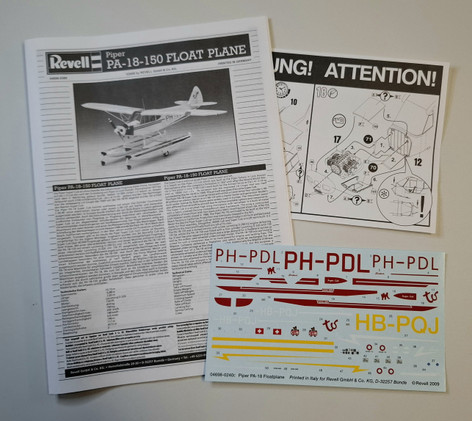 KÄYTETTY Revell 1/32 Piper PA-18-150 Float Plane