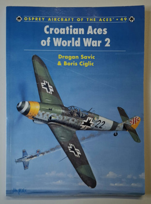 KÄYTETTY Osprey Croatian Aces of World War 2 -kirja